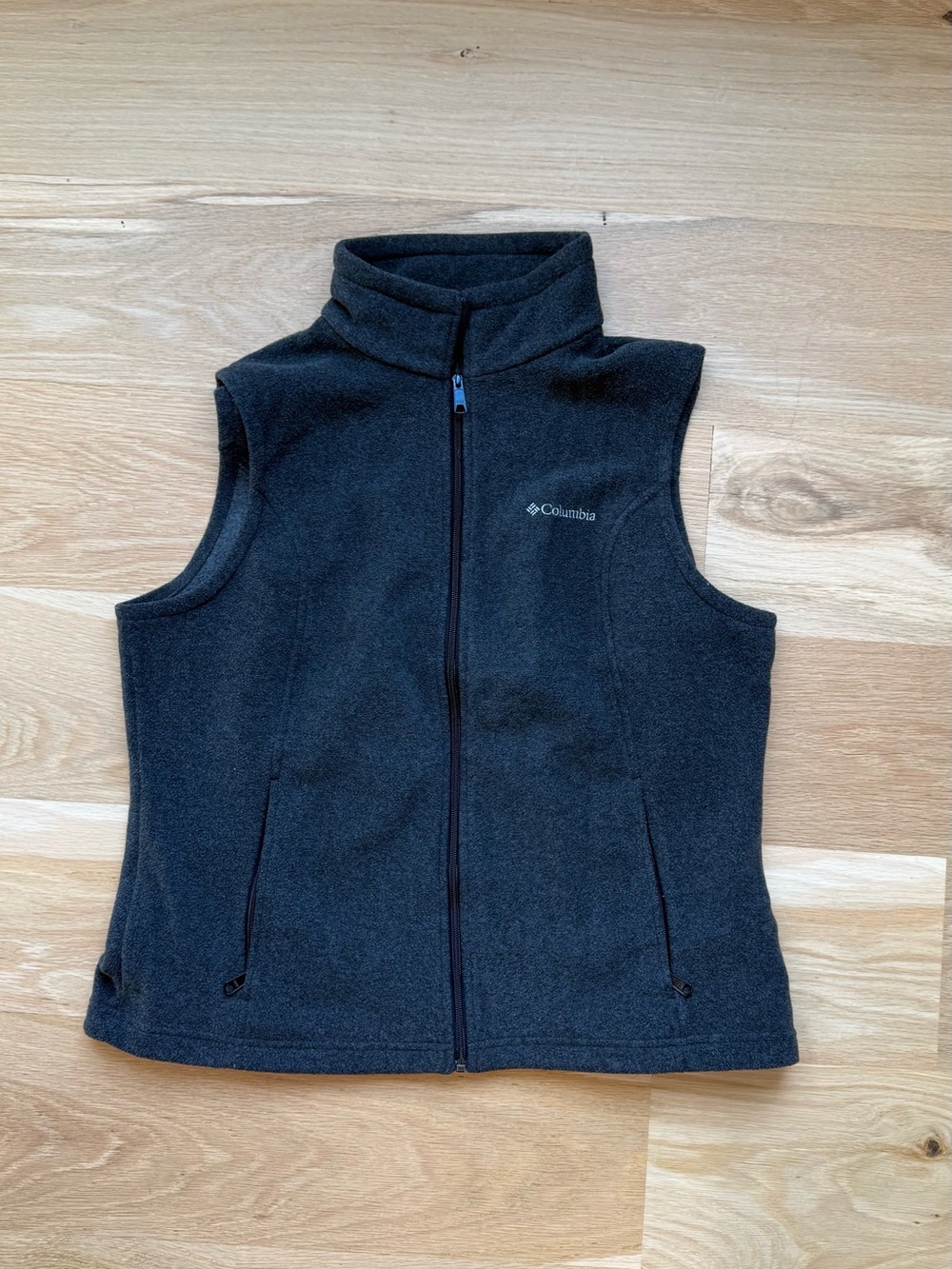 Columbia Women’s ' Black Fleece Vest - Sleeveless Zip-Up